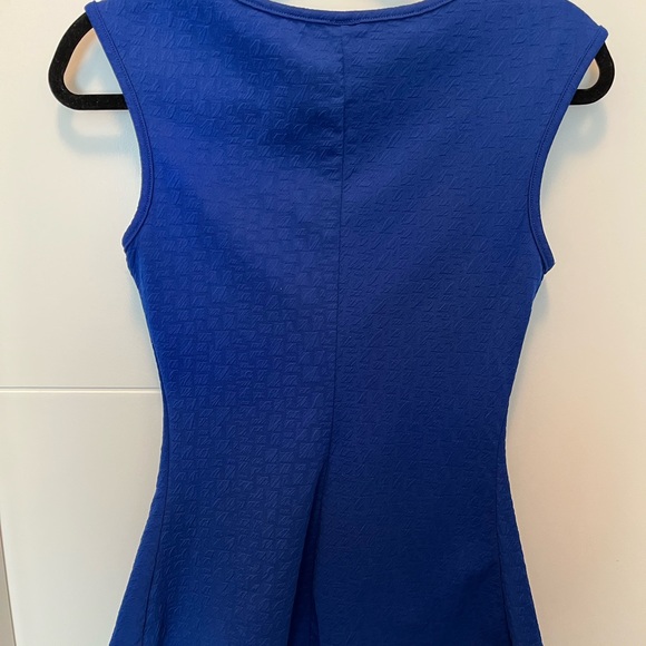 Blue Peplum Top - Picture 2 of 5